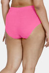 Zivame True Curv Medium Rise Full Coverage Hipster Panty - Pink Cosmos — thumbnail 2